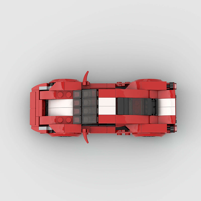 Red Supercar Mini Building Blocks (176 pcs)