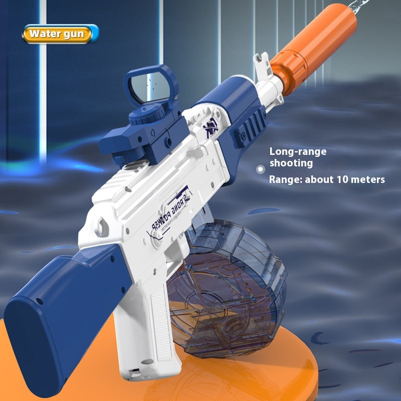 AK-Style Rechargeable Electric Water Gun with Drum/Clip Tank (63 cm)