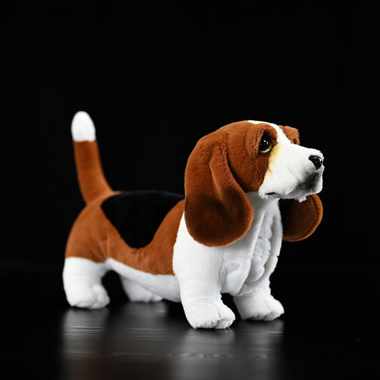 Beagle Dog Plush Toy – Realistic 30 cm Long-Ear Puppy
