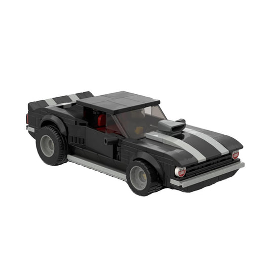 1969 Classic Muscle Car MOC Building Blocks Model - 305 pcs