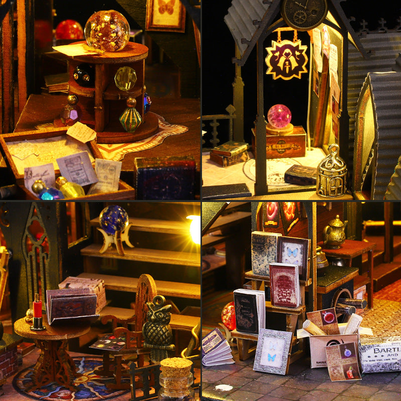 AEKYUNG Magic House – DIY Miniature 3D Wooden Puzzle with LED