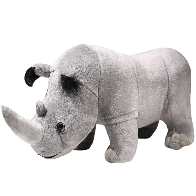 Rhino Plush Toy 35 cm Soft Safari Buddy