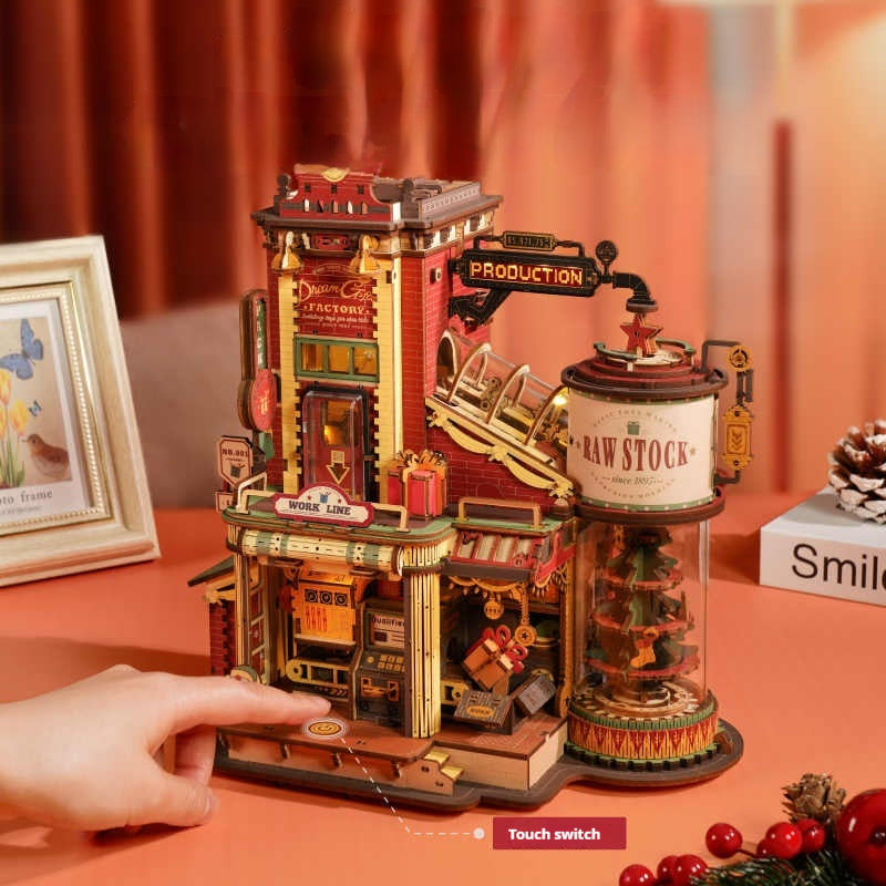 3D Wooden Puzzle – Gift Factory – Mechanical Music Box