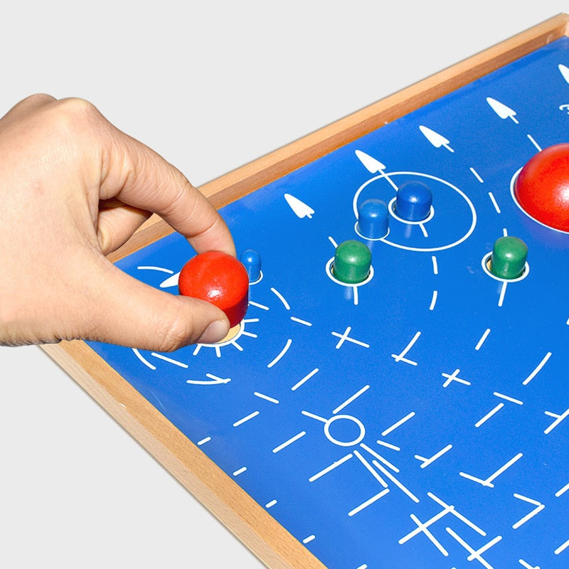 Montessori Solar System Wooden Board for Kids – 9 Planets or 8 Planets