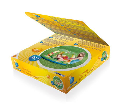 Sunshade Baby Paddling Pool for Toddlers, 99×91×71 cm