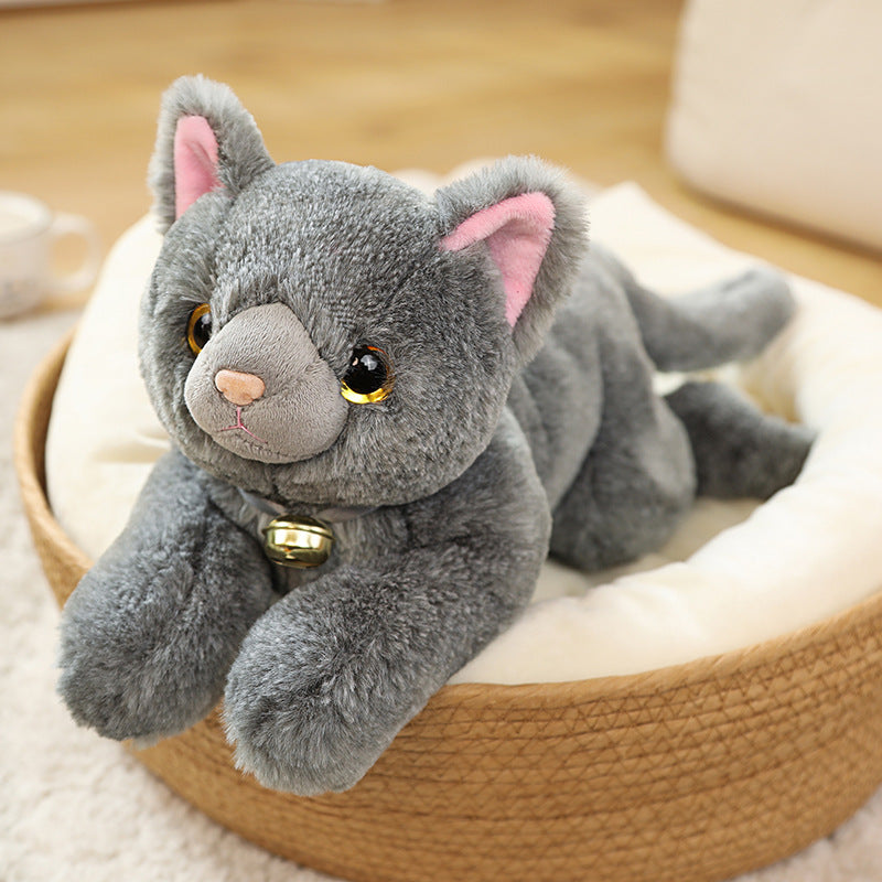 Cat Plush Toy - Realistic Soft Kitten in 5 Colors (35 cm, 45 cm)