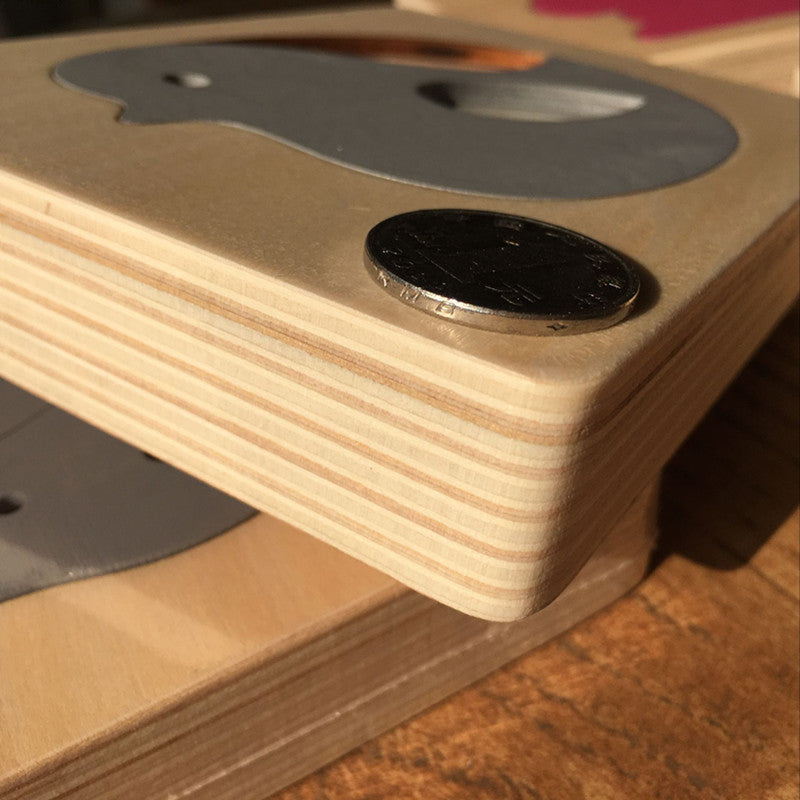 Multi-Layer Wooden Animal Puzzle for Kids – Thick, Sturdy & Fun