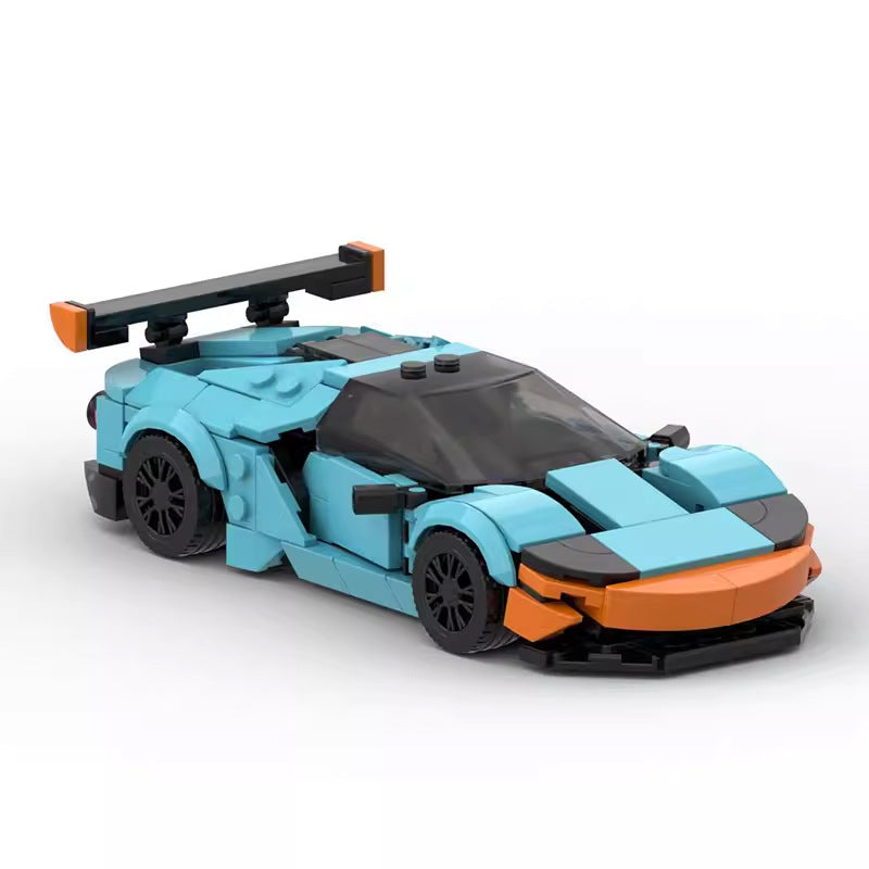 Speed 8 GT Sports Car MOC Building Blocks Model - 314 pcs