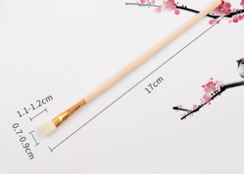 Wool Calligraphy Brush for Ceramic Tracing & Watercolor (S1–S20)