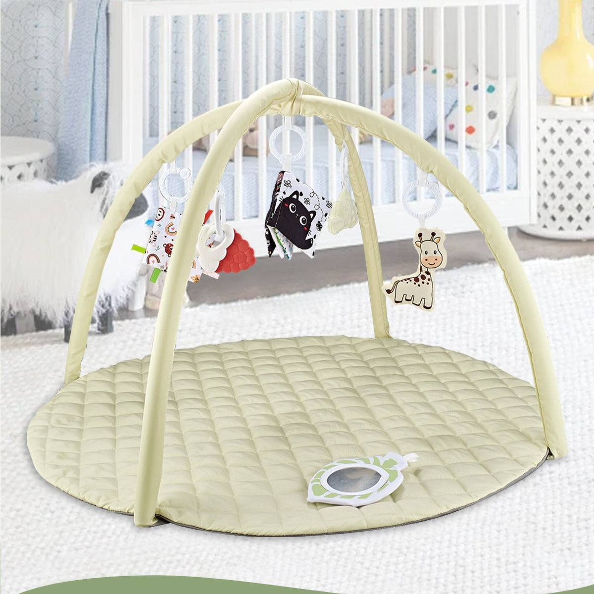 Newborn Game Blanket Leaves Game Mat Multifunctional Crawling Mat