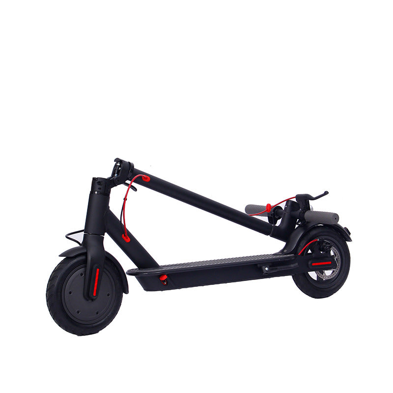 Foldable 8.5" Electric Scooter for Adults – 350W Motor, Disc Brake, LED Lights