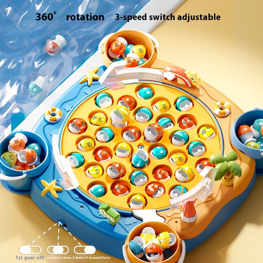 Electric Magnetic Fishing Game Table with 31 or 45 Fish