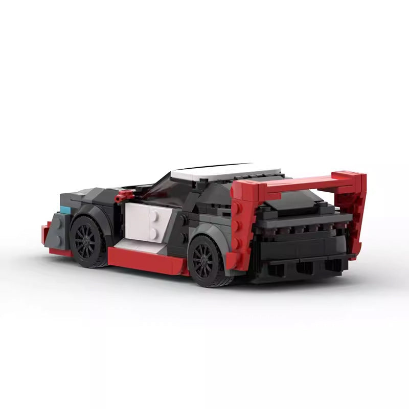 8-Stud Track GT Building Blocks Car (MOC-134065)