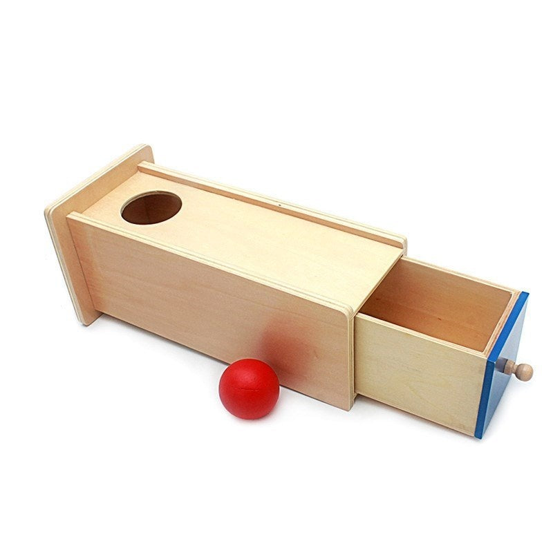Early Education Montessori Coin Box Drawer Game for Babies