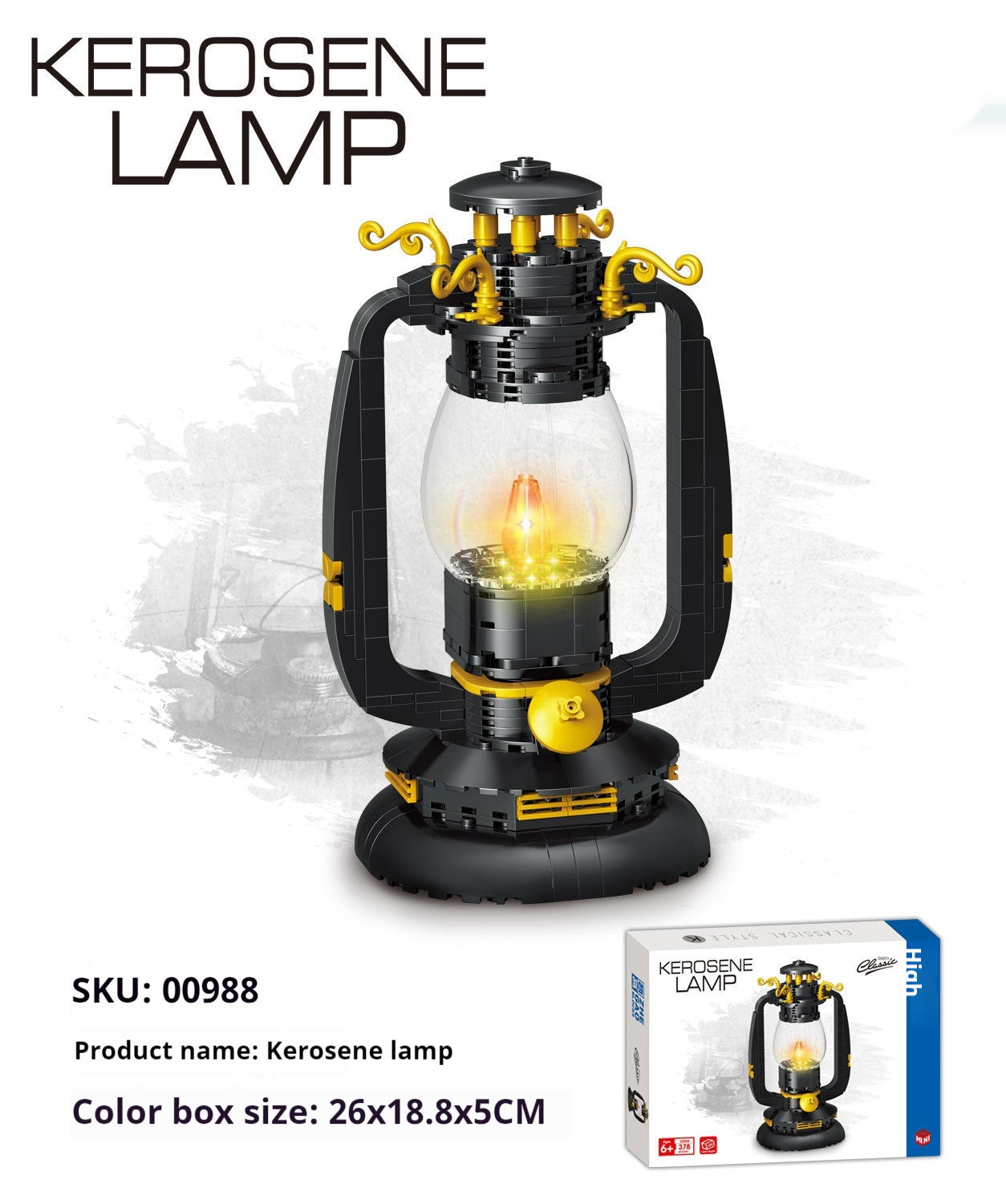 Retro Creative Building Blocks: Typewriter, Phone, Gramophone & More