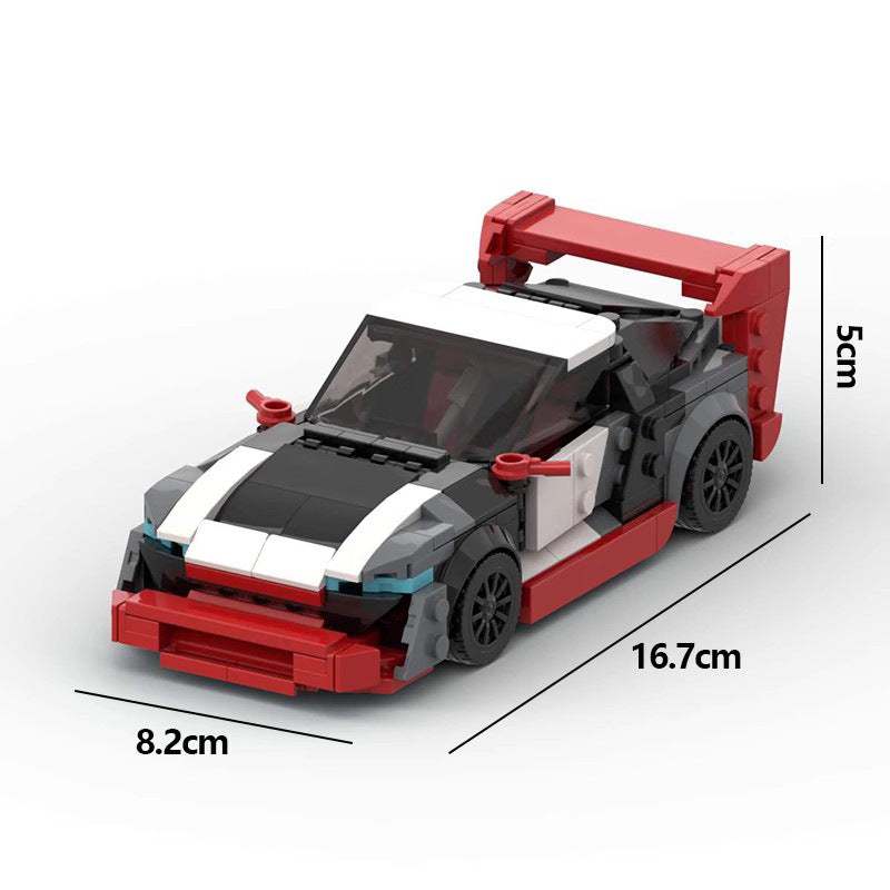 8-Stud Track GT Building Blocks Car (MOC-134065)