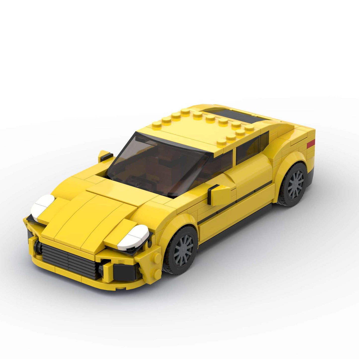 Yellow GT Racer Building Blocks, 313 pcs (17 × 7.2 × 4.8 cm)