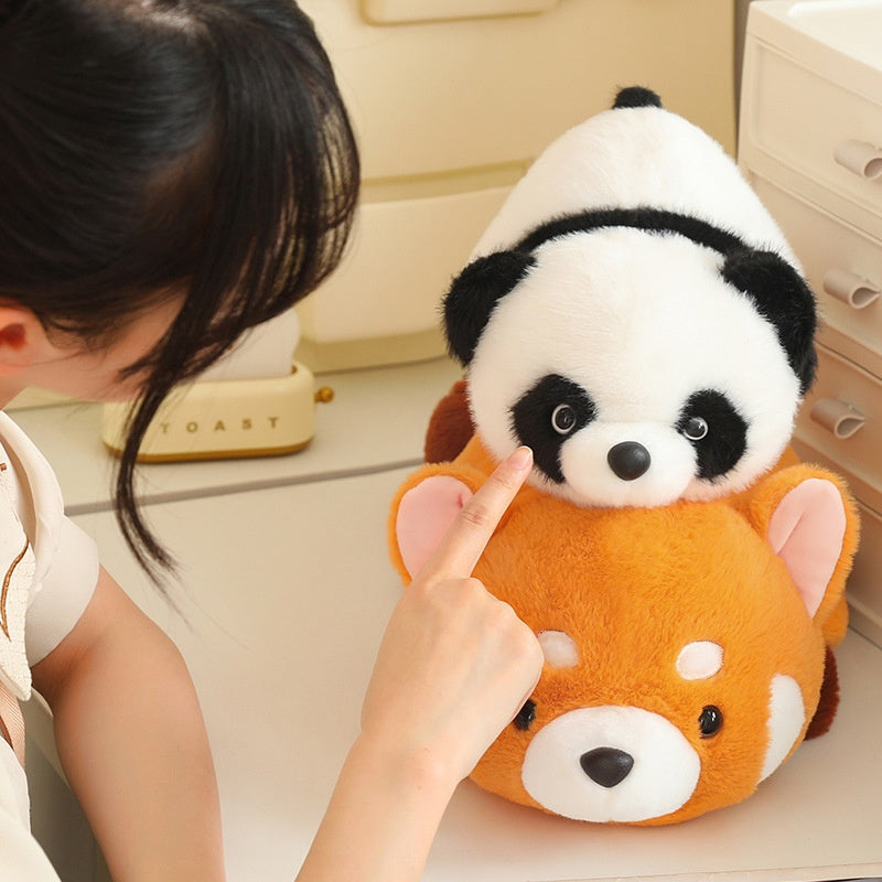 Cute Animal Plush – Penguin, Panda, Red Panda, Rabbit and Elephant in 13 cm, 23 cm, 32 cm