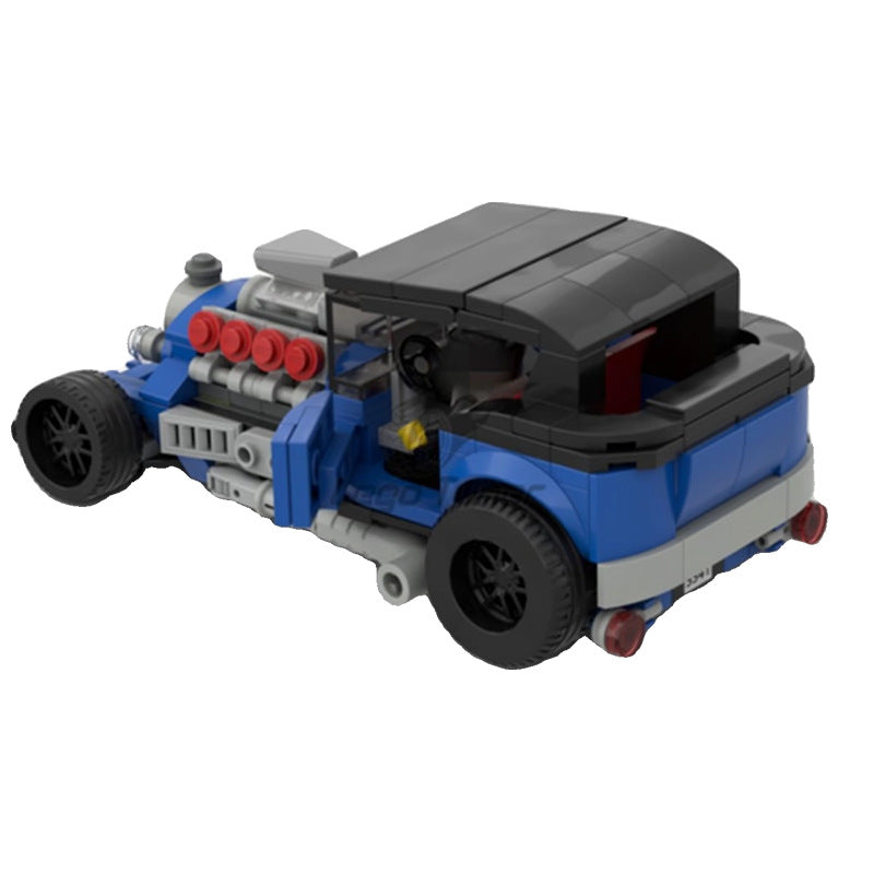 8-Stud V8 Hot Rod Building Blocks Set (302 pcs)