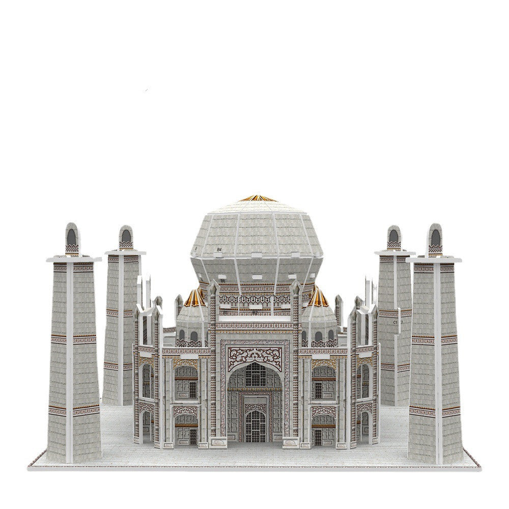 3D Paper Puzzle - Taj Mahal Building - DIY Model Kit