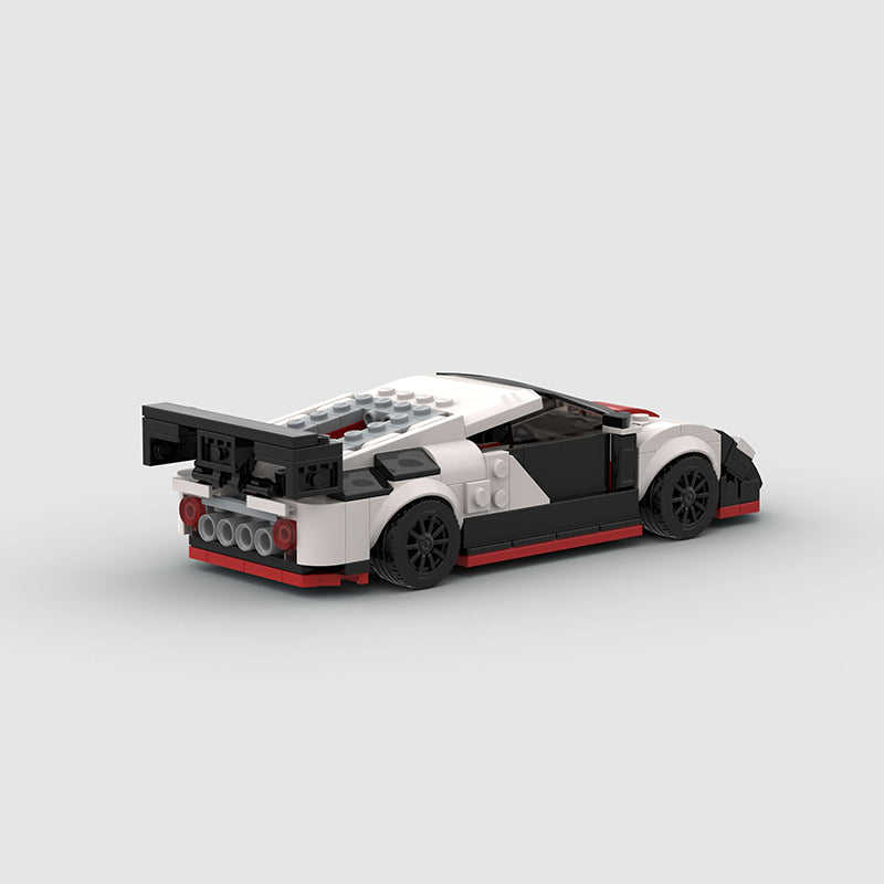 LM Prototype-Style Racing Car Building Bricks Model (266 pcs)