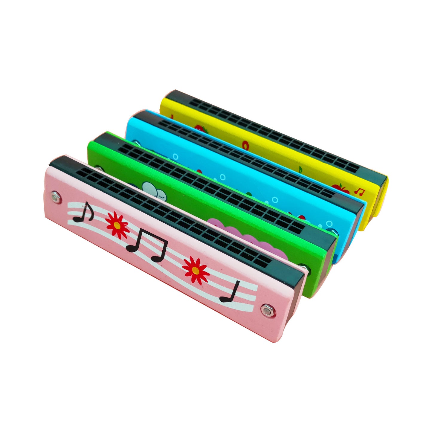 Children’s 16-Hole Wooden Harmonica – Beginner Musical Toy