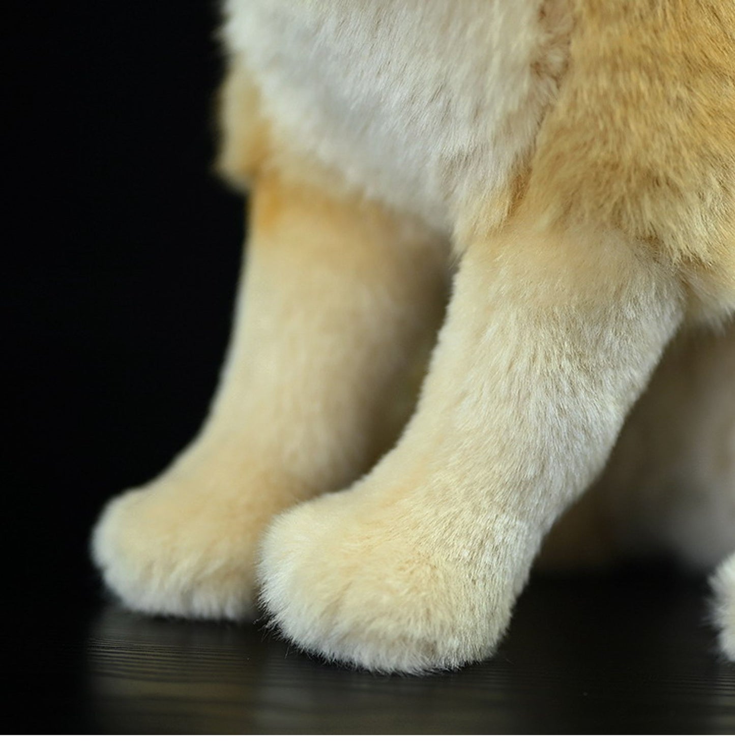 Realistic Wide-Eared Fox Plush Toy – 26 cm Lifelike Desert Fox