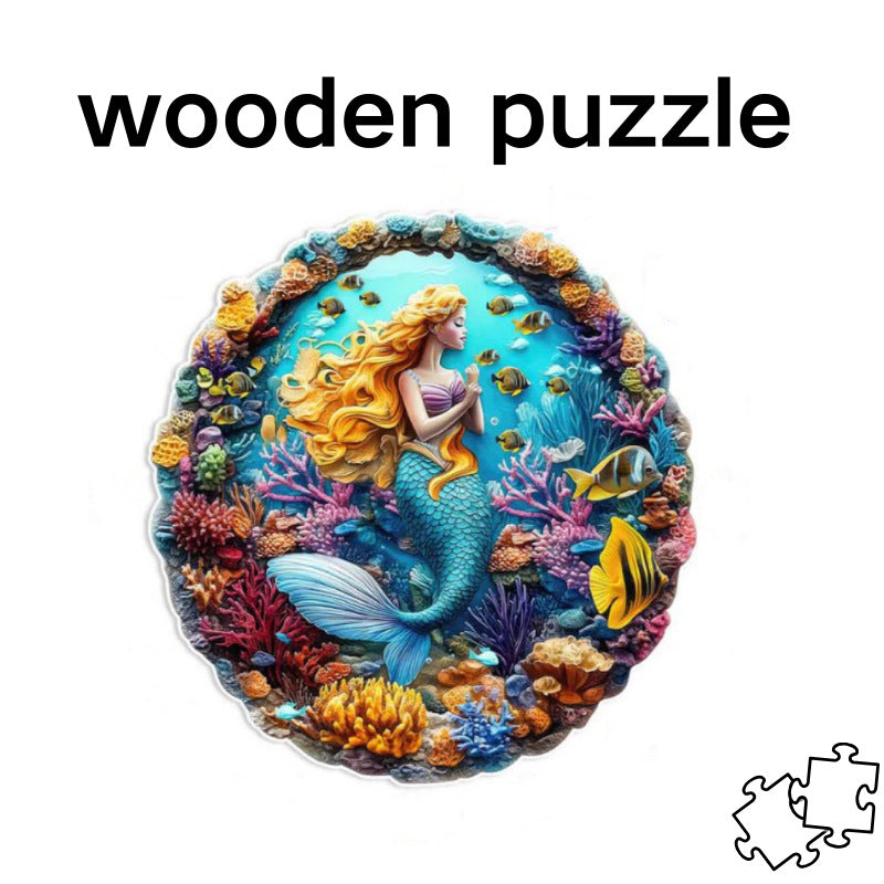 Wooden Shaped Puzzle Birds Wooden Toys