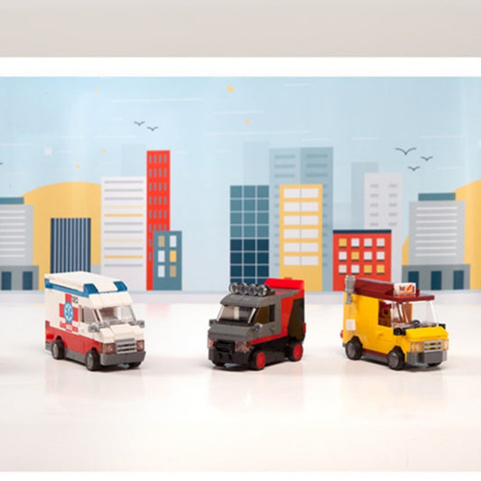 City Recycling Truck Building Blocks – Small Particle Car