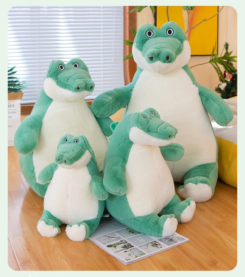 Lazy Crocodile Plush Pillow - Giant Huggable Toy (45/60/80/100 cm)