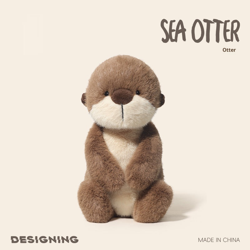 Cute Little Sea Otter Plush Toy – Super Soft 36 cm