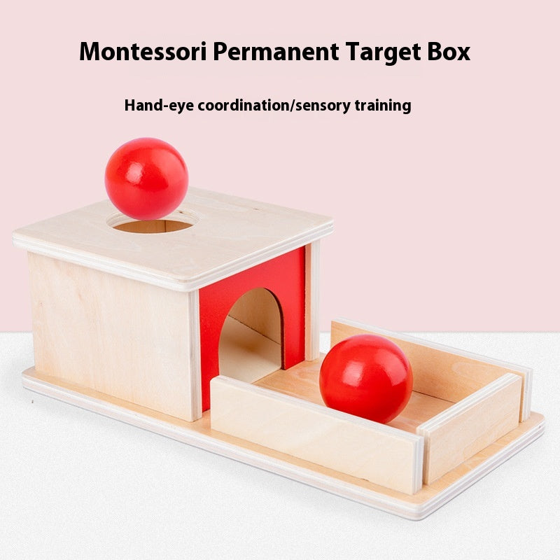 Early Education Montessori Coin Box Drawer Game for Babies