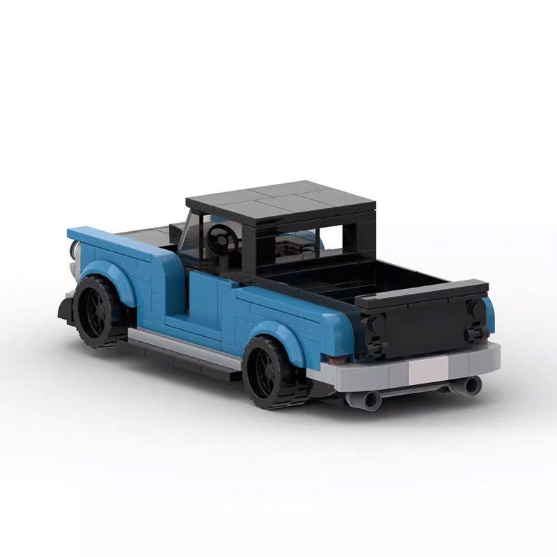 Classic Pickup Truck 8-Wide Building Bricks Car Model (334 pcs)