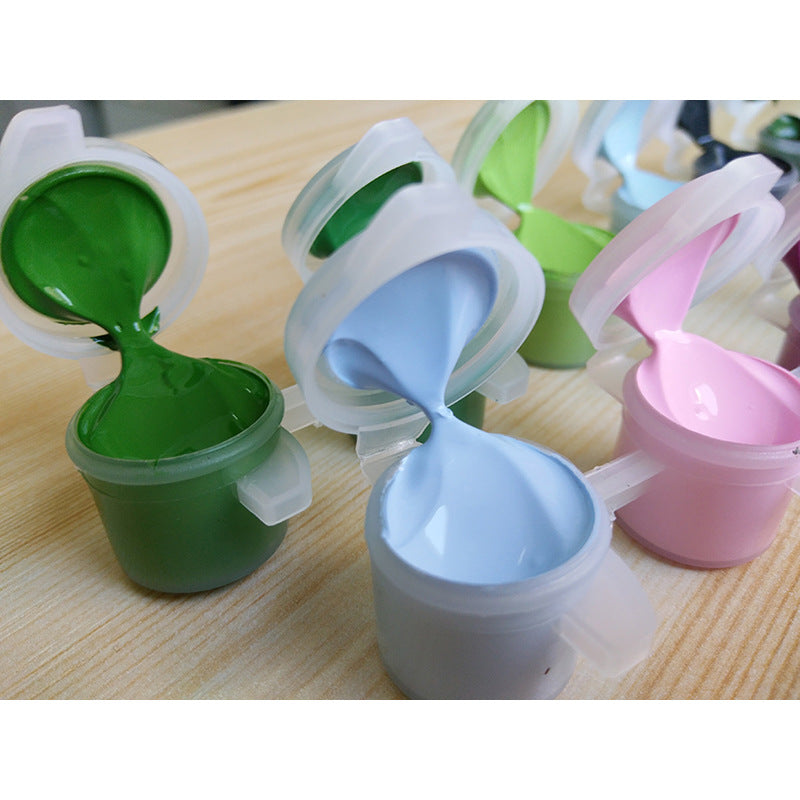 Flower Basket Paint by Numbers Kit 40×50 cm - Linen Canvas