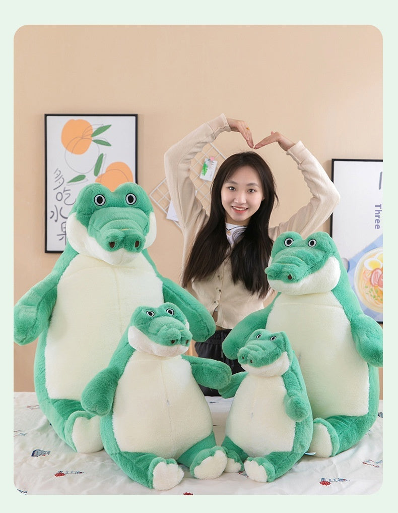 Lazy Crocodile Plush Pillow - Giant Huggable Toy (45/60/80/100 cm)