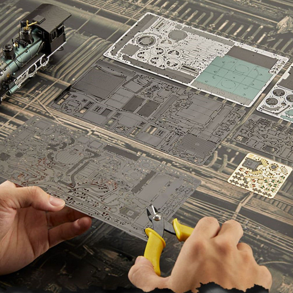 3D Metal Puzzle - MG Steam Locomotive (Brass & Stainless)