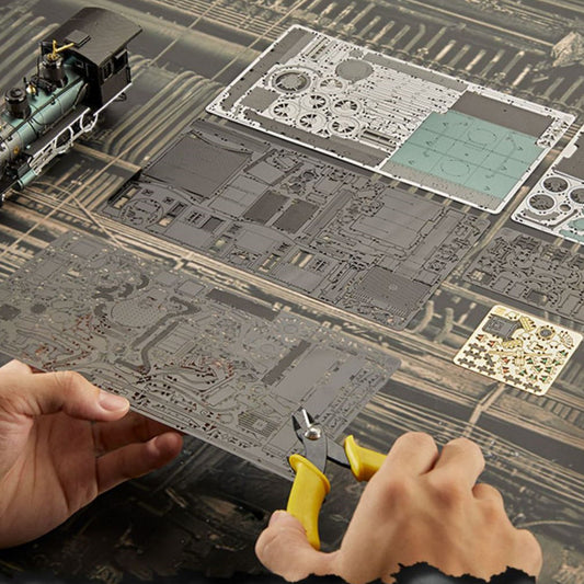 3D Metal Puzzle - MG Steam Locomotive (Brass & Stainless)