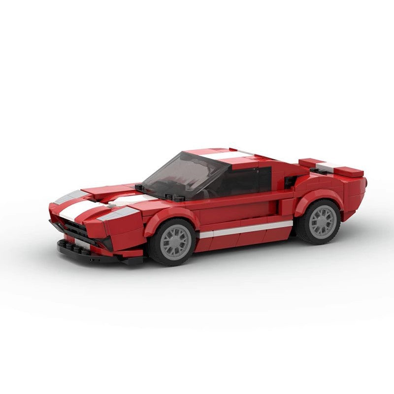 Ford GT-Style Sports Car Building Blocks, Red or Black