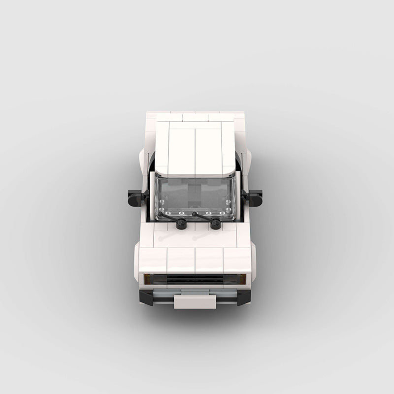 Classic Lada-Style Sedan 8-Stud Building Blocks (18×8×6.8 cm)