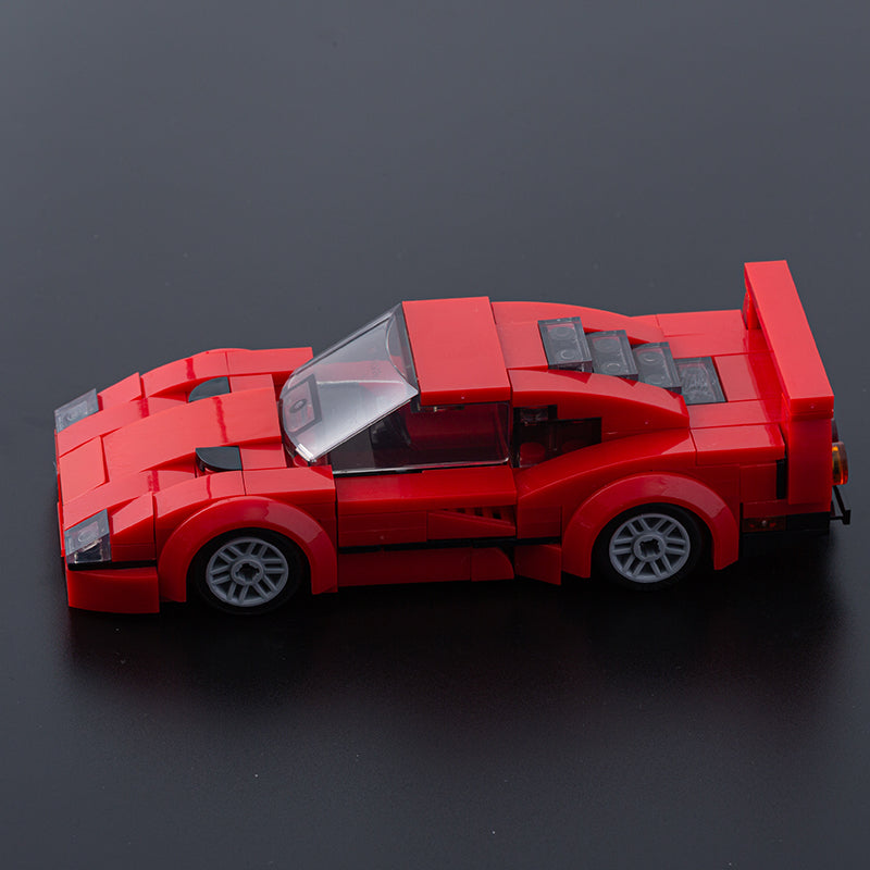 Formula Car Building Blocks Set – F40, F488, F812 (156–197 pieces)