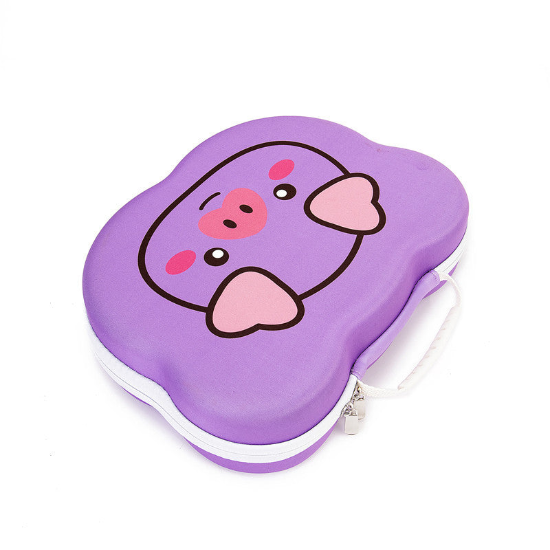 Diamond Painting Storage Case with 70 Bottles – EVA Organizer (Purple or Black)