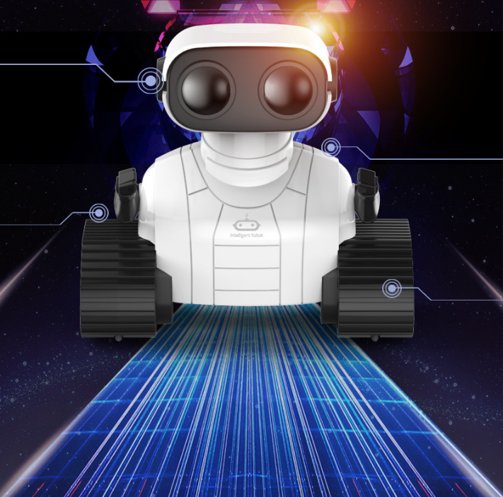 USB Rechargeable RC Robot Toy – Lights, Music & Dancing