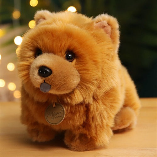 Chow Chow Plush Toy Dog – 25 cm Long Plush, Super Soft