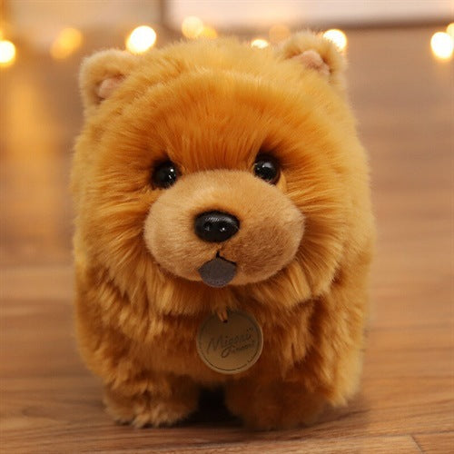 Chow Chow Plush Toy Dog – 25 cm Long Plush, Super Soft