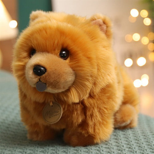 Chow Chow Plush Toy Dog – 25 cm Long Plush, Super Soft