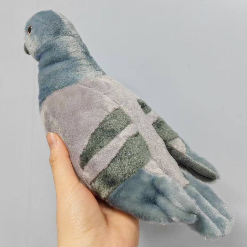 Realistic Pigeon Plush Toy – Soft 30 cm Bird Doll