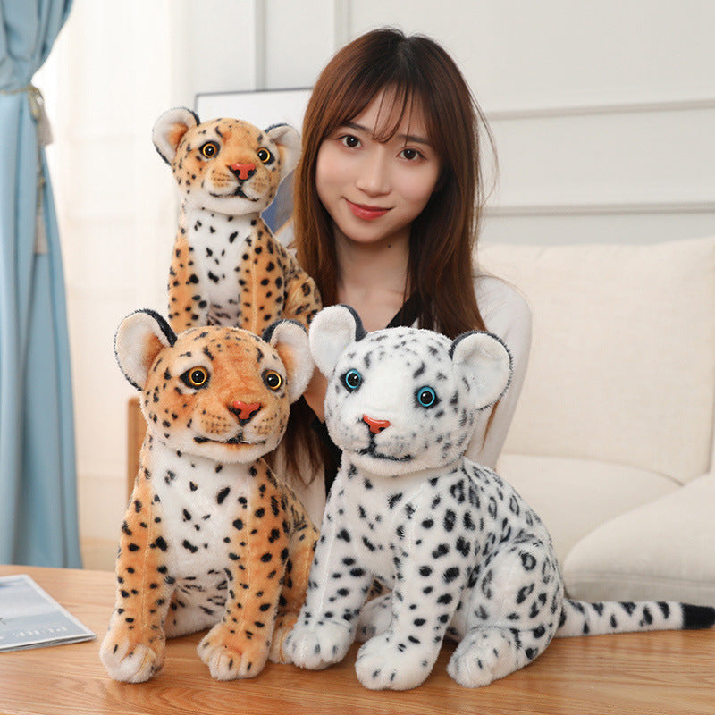 Snow Leopard Plush Toy – 23 cm, 28 cm, 32 cm