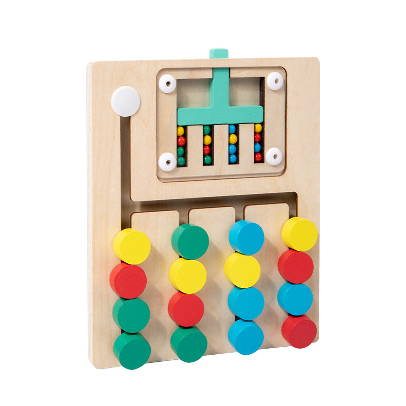 Ball Movement Game – Wooden Color Sorting & Magnetic Maze