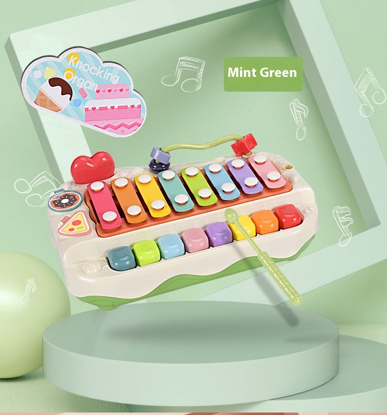 2-in-1 Baby Xylophone Piano – Educational Eight-Tone Toy