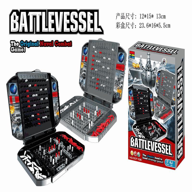 Portable Battleship Strategy Game for Kids and Family